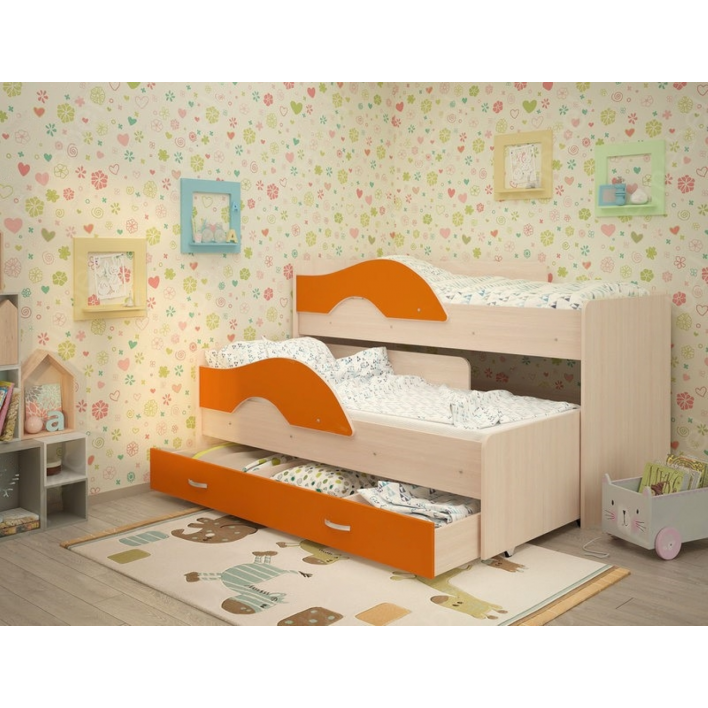 Купити Дитяче Ліжко Саванна двох'ярусне 80x160 - Світ меблів в Дніпрі