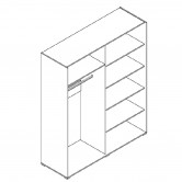  Шкаф Алекса 4Д  - Світ меблів 
