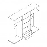 Купить Шкаф Грейс 6Д  - Світ меблів в Измаиле